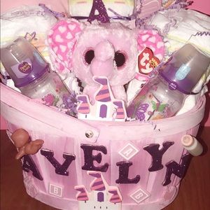 Baby girl basket